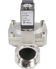 Клапан электромагнитный DN.ru VS431-VT-NC-24VAC 1 1/2″ Ду40 Ру16 пилотного действия двухходовой, корпус - сталь нержавеющая 304, присоединение - внутренняя резьба, уплотнение - VITON, нормально-закрытый, катушка - 24В AC
