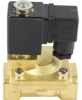 Клапан электромагнитный DN.ru VS400-VT-NC-24VDC 3/4″ Ду20 Ру16, соленоидный двухходовой, корпус - латунь, уплотнение - Viton, резьбовой, нормально-закрытый, пилотный, катушка - 24В