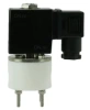 Клапан электромагнитный DN.ru VS841-VT-NC-220VAC 1/4″ Ду5 Ру4 соленоидный двухходовой, корпус - PTFE, уплотнение - VITON, резьбовой, прямого действия, нормально закрытый, катушка - 220В