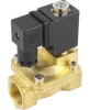 Клапан электромагнитный DN.ru VS400-VT-NC-24VDC 3/4″ Ду20 Ру16, соленоидный двухходовой, корпус - латунь, уплотнение - Viton, резьбовой, нормально-закрытый, пилотный, катушка - 24В