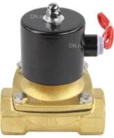 Клапан электромагнитный DN.ru VS100-VT-NC-24VAC 1 1/2″ Ду40 Ру10 прямого действия двухходовой, корпус - латунь, присоединение - внутренняя резьба, уплотнение - VITON, нормально-закрытый, катушка - 24 В AC