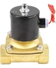 Клапан электромагнитный DN.ru VS100-NT-NC-24VAC 1 1/4″ Ду32 Ру10 прямого действия двухходовой, корпус - латунь, присоединение - внутренняя резьба, уплотнение - NBR, нормально-закрытый, катушка - 24 В AC