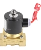 Клапан электромагнитный DN.ru VS100-NT-NC-24VAC 3/4″ Ду20 Ру10 прямого действия двухходовой, корпус - латунь, присоединение - внутренняя резьба, уплотнение - NBR, нормально-закрытый, катушка - 24 В AC