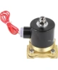 Клапан электромагнитный DN.ru VS100-NT-NC-24VDC 1/2″ Ду15 Ру10, соленоидный двухходовой, корпус - латунь, уплотнение - NBR, резьбовой, нормально-закрытый, прямого действия, катушка - 24В