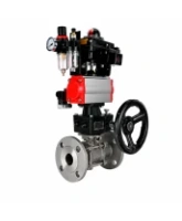 Кран шаровой DN.ru BV3131P(3pc)-FP-F-ISO-H Ду100 Ру16 полнопроходной, фланцевый, корпус - нерж.сталь 304, PTFE, 22х22, WDVF, с пн.приводом PA-DA-105, пн.распределителем 4M320-08 AC220V, БКВ APL-410N EX, ручным дублером MON3-700-T38-ISO и БПВ AFC2000