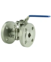 Кран шаровой DN.ru BV3232P(2pc)-FP-F-ISO-H Ду20 Ру40, корпус - нержавеющая сталь 316, уплотнение - PTFE, полнопроходной фланцевый с ISO-фланцем и рукояткой, 9х9, F03/F04