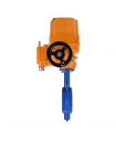 Затвор дисковый поворотный DN.ru WBV1432N-2W-Fb-H Ду100 Ру16, корпус - чугун GGG50, диск - нержавеющая сталь 316L, уплотнение - NBR, с электроприводом DN.ru QT-EX-010EM-O2-220VAC-У1