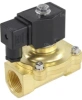 Клапан электромагнитный DN.ru VS200-VT-NC-220VAC 1″ Ду25 Ру10, соленоидный двухходовой, корпус - латунь, уплотнение - Viton, резьбовой, нормально-закрытый, прямого действия, катушка - 220В