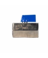 Кран шаровой DN.ru 1/2″ Ду15 Ру63 корпус - пищевая нержавеющая сталь AISI 304 (аналог 08Х18Н10), неполнопроходной, внутренняя/внутренняя резьба, уплотнение - PTFE, с рукояткой (BV3131P-SP-T-H)
