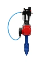 Затвор дисковый поворотный DN.ru WBV1413E-2W-Fb-H Ду40 Ру16, корпус - чугун GGG50, диск - чугун GGG40, уплотнение - EPDM, с пневмоприводом DN.ru PA-DA-052 двойного действия, пневмораспределителем 4M310-08 AC220V, БПВ AFC2000