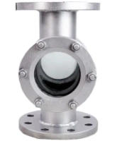 Стекло смотровое DN.ru SG2-34G-F тип В ГОСТ 21836-2021 Ду80 Ру16, углеродистая сталь, фланцевое