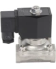 Клапан электромагнитный DN.ru VS231-NT-NC-220VAC 1/2″ Ду15 Ру10, соленоидный двухходовой, корпус - нержавеющая сталь 304, уплотнение - NBR, резьбовой, нормально-закрытый, прямого действия, катушка - 220В