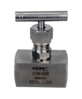 Клапан игольчатый DN.ru VN3232M-T-Ht 1 1/2″ Ду40 Ру400 резьбовой, корпус - нержавеющая сталь 316, уплотнение - металл, с Т-образной рукояткой
