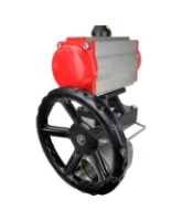 Кран шаровой DN.ru BV3232P(2pc)-FP-T-ISO-H Ду100 Ру40, полнопроходной внутреннняя резьба, нержавеющая сталь SS316, уплотнение - PTFE, с пневмоприводом PA-DA-105, с пневмораспределителем 4V320-08 AC220V, с ручным дублером MON3-700-T38-ISO