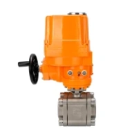 Кран шаровой DN.ru BV3232P(3pc)-FP-SW-ISO-H Ду50 Ру63 полнопроходной, корпус - нержавеющая сталь SS316, под приварку, с 1/4-оборотным взрывозащищенным электроприводом QT-EX-010EM-O2-220VAC-У1