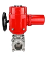 Кран шаровой DN.ru BV3232P(3pc)-FP-W-ISO-H Ду80 Ру25 полнопроходной двухходовой, нержавеющая сталь SS316, под приварку, уплотнение - PTFE, с электроприводом DN.ru QT-EX-015M-O2-380VAC-У1