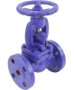 Клапан запорный сальниковый DN.ru VSO1121M-F-S Ду15 Ру16, фланцевый, корпус - чугун GG25, уплотнение - металл, управление - штурвал