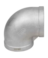 Отвод (уголок) DN.ru ВР-ВР-304 1/2″ Ду15 Ру16 угол 90°, корпус - нержавеющая сталь 304, присоединение - внутренняя / внутренняя резьба