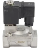Клапан электромагнитный DN.ru VS431-VT-NC-24VAC 3/4″ Ду20 Ру16 пилотного действия двухходовой, корпус - сталь нержавеющая 304, присоединение - внутренняя резьба, уплотнение - VITON, нормально-закрытый, катушка - 24В AC