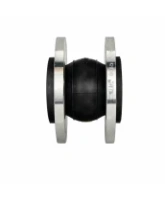 Компенсатор резиновый DN.ru CR-N25-F Ду150 Ру10/16 KRN, резиновая вставка (корпус) - NBR, тип присоединения - фланцевый, материал фланцев - сталь углеродистая оцинкованная