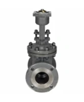 Задвижка клиновая 30с941нж DN.ru GVWR2121M-2W-F-ОСТ Ду80 Ру16 GAIR фланцевая, корпус - сталь 25Л, материал клина - сталь 25Л, уплотнение - металл, с ОСТ-фланцем и голым штоком