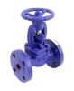 Клапан запорный сальниковый DN.ru VSO1121M-F-S Ду20 Ру16, фланцевый, корпус - чугун GG25, уплотнение - металл, управление - штурвал