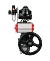Кран шаровой DN.ru BV3232P(3pc)-FP-W-ISO-H Ду65 Ру25 под приварку, полнопроходной, корпус - нерж.сталь SS316, уплотнение PTFE, с пн.приводом PA-DA-083, пн.распределителем 4M310-08 AC220V, редуктором MON2-450-T28-ISO, БПВ AFC2000, БКВ APL-510N-EX