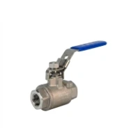 Кран шаровой DN.ru BV3232P(2pc)-FP-T-H Ду10 Ру140 полнопроходной двухходовой, нержавеющая сталь 316, внутренняя резьба, уплотнение - PTFE, ручка-рычаг