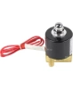 Клапан электромагнитный DN.ru VS100-VT-NC-24VAC 1/8″ Ду6 Ру10 прямого действия двухходовой, корпус - латунь, присоединение - внутренняя резьба, уплотнение - VITON, нормально-закрытый, катушка - 24 В AC