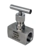 Клапан игольчатый DN.ru VN3232M-T-Ht 3/4″ Ду20 Ру400 резьбовой, корпус - нержавеющая сталь 316, уплотнение - металл, с Т-образной рукояткой