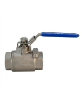 Кран шаровой DN.ru BV3232P(2pc)-FP-T-H Ду20 Ру140 полнопроходной двухходовой, нержавеющая сталь 316, внутренняя резьба, уплотнение - PTFE, ручка-рычаг