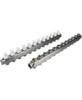 Коллекторная группа DN.ru GC3-31-12 1″ Ду25 Ру10 отводов — 12, в сборе с терморегулирующими клапанами и запорно-балансировочными клапанами, без переходников, корпус - нержавеющая сталь AISI 304