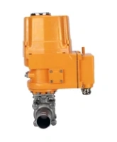 Кран шаровой DN.ru BV3131P(3pc)-FP-W-ISO-H LONG Ду25 Ру63 полнопроходной, корпус - нержавеющая сталь 304, уплотнение - PTFE, под приварку, с 1/4-оборотным электроприводом взрывозащищенным DN.ru QT-EX-010EM-O2-220VAC-У1 220В