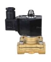 Клапан электромагнитный DN.ru VS300-ET-NC-24VDC 1/4″ Ду8 Ру10, соленоидный двухходовой, корпус - латунь, уплотнение - EPDM, резьбовой, нормально-закрытый, прямого действия, катушка - 24В