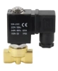 Клапан электромагнитный DN.ru VS700-PT-NC-24VDC 1/2″ Ду15 Ру6 соленоидный двухходовой, корпус - латунь, уплотнение - PTFE, присоединение - внутренняя резьба, прямого действия, нормально закрытый, с нулевым перепадом давления, катушка - 24В