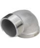Отвод (уголок) DN.ru ВР-НР-304 1/2″ Ду15 Ру16 угол 90°, корпус - нержавеющая сталь 304, присоединение - внутренняя / наружная резьба