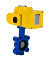 Затвор дисковый поворотный DN.ru WBV1631E-2W-Fb-H Ду100 Ру16 LUG корпус - чугун QT450, диск - нерж.сталь 304, уплотнение - EPDM, с электроприводом 1/4-оборотным QT-N-010EM-A1-220VAC-У1 HARK c датчиком обратн. связи и вход.управл. сигналом 4-20мА HARK