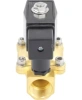Клапан электромагнитный DN.ru VS200-ET-NC-24VDC 3/4″ Ду20 Ру7, соленоидный двухходовой, корпус - латунь, уплотнение - EPDM, резьбовой, нормально-закрытый, прямого действия, катушка - 24В