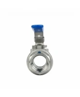 Кран шаровой DN.ru BV3232P(2pc)-FP-T-H Ду40 Ру140 полнопроходной двухходовой, нержавеющая сталь 316, внутренняя резьба, уплотнение - PTFE, ручка-рычаг