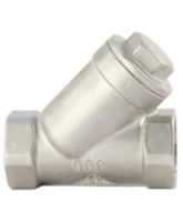 Фильтр сетчатый Dn.ru FMY3232P-T 3/4″ Ду20 Ру16, Y-образный, корпус - нержавеющая сталь 316, резьбовой