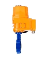 Затвор дисковый поворотный DN.ru WBV1631E-2W-Fb-H Ду125 Ру16 LUG межфланцевый, корпус - чугун QT450, диск - нержавеющая сталь 304, уплотнение - EPDM, с электроприводом DN.ru QT-EX-015EM-O2-220VAC-У1 220В