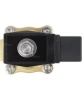 Клапан электромагнитный DN.ru VS200-ET-NC-24VDC 1/2″ Ду15 Ру7, соленоидный двухходовой, корпус - латунь, уплотнение - EPDM, резьбовой, нормально-закрытый, прямого действия, катушка - 24В