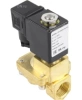 Клапан электромагнитный DN.ru VS400-ET-NC-24VDC 3/8″ Ду10 Ру16, соленоидный двухходовой, корпус - латунь, уплотнение - EPDM, резьбовой, нормально-закрытый, пилотный, катушка - 24В