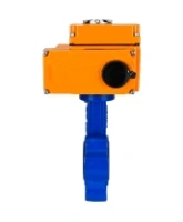 Затвор дисковый поворотный DN.ru WBV1631E-2W-Fb-H Ду100 Ру16 LUG корпус - чугун QT450, диск - нержавеющая сталь 304, уплотнение - EPDM, межфланцевый, с электроприводом DN.ru QT-N-010EM-O1-380VAC-У1 380В