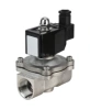 Клапан электромагнитный DN.ru VS331-VT-NO-220VAC 1/2″ Ду15 Ру10, соленоидный двухходовой, корпус - нержавеющая сталь 304, уплотнение - Viton, резьбовой, нормально-открытый, прямого действия, катушка - 220В