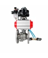 Кран шаровой DN.ru BV3232P(2pc)-FP-F-ISO-H WDVF Ду65 Ру16 полнопроходной, фланцевый, корпус - нержавеющая сталь 316, уплотнение - PTFE, с пневмоприводом PA-SA-130, пневмораспределителем 4V320-08 AC220V, БКВ APL-510N EX и БПВ AFC2000