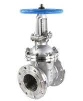 Задвижка клиновая 30нж41нж DN.ru GVWR3131M-2W-F-S Ду200 Ру16 фланцевая, корпус - нержавеющая сталь 304, материал клина - нержавеющая сталь 304, уплотнение - металл, со штурвалом GAIR