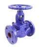 Клапан запорный сальниковый DN.ru VSO1121M-F-S Ду300 Ру16, фланцевый, корпус - чугун GG25, уплотнение - металл, управление - штурвал