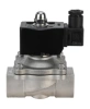 Клапан электромагнитный DN.ru VS331-VT-NO-220VAC 1/2″ Ду15 Ру10, соленоидный двухходовой, корпус - нержавеющая сталь 304, уплотнение - Viton, резьбовой, нормально-открытый, прямого действия, катушка - 220В