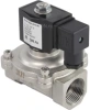 Клапан электромагнитный DN.ru VS231-ET-NC-220VAC 1″ Ду25 Ру10, соленоидный двухходовой, корпус - нержавеющая сталь 304, уплотнение - EPDM, резьбовой, нормально-закрытый, прямого действия, катушка - 220В